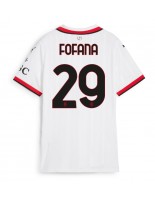 AC Milan Youssouf Fofana #29 Vieraspaita Naisten 2024-25 Lyhythihainen